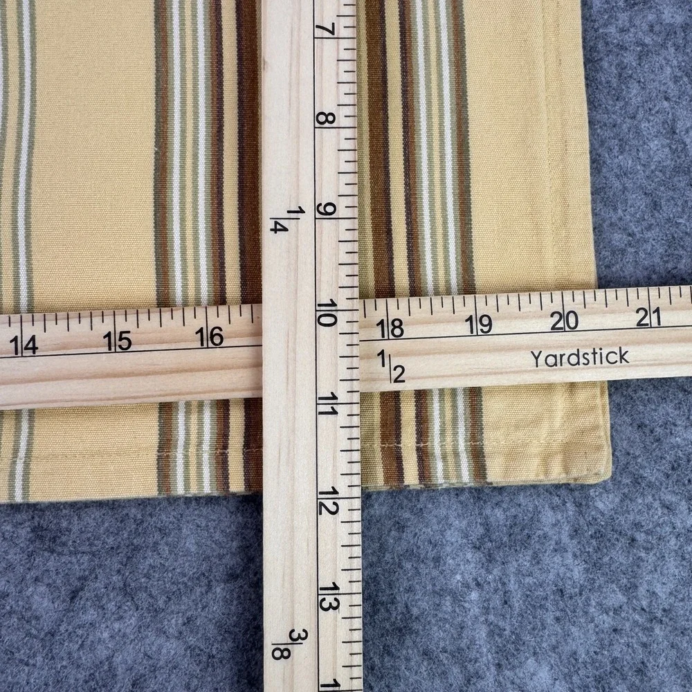Restoration Hardware Pillow‎ Covers Yellow Striped 20